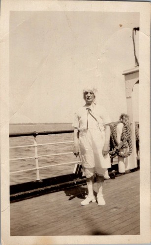 Man dressed schoolgirl - as,