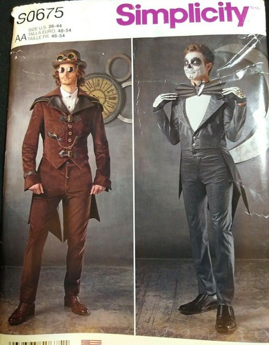 Simplicity s0675 mens costume - simplicity,