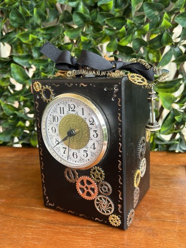 Steam punk hand made clock - steam,