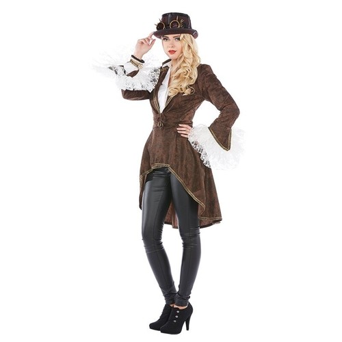Steampunk frock coat coat
