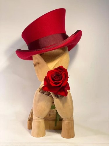 Mens asymmetric wool hat - asymmetric,