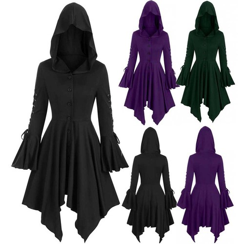 Womens halloween gothic hooded - womens,