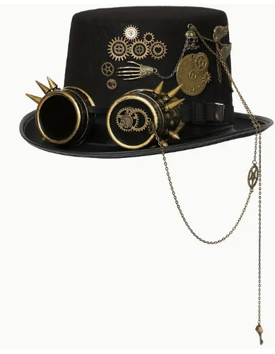 Steam punk hat chain - steam,